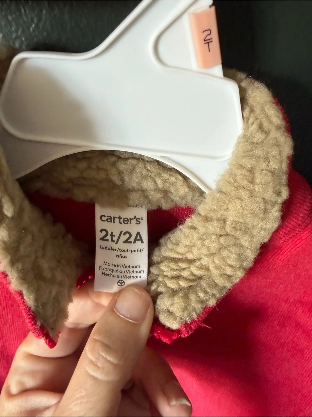 Carters soft sherpa